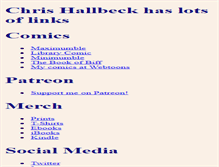 Tablet Screenshot of hallbeck.com